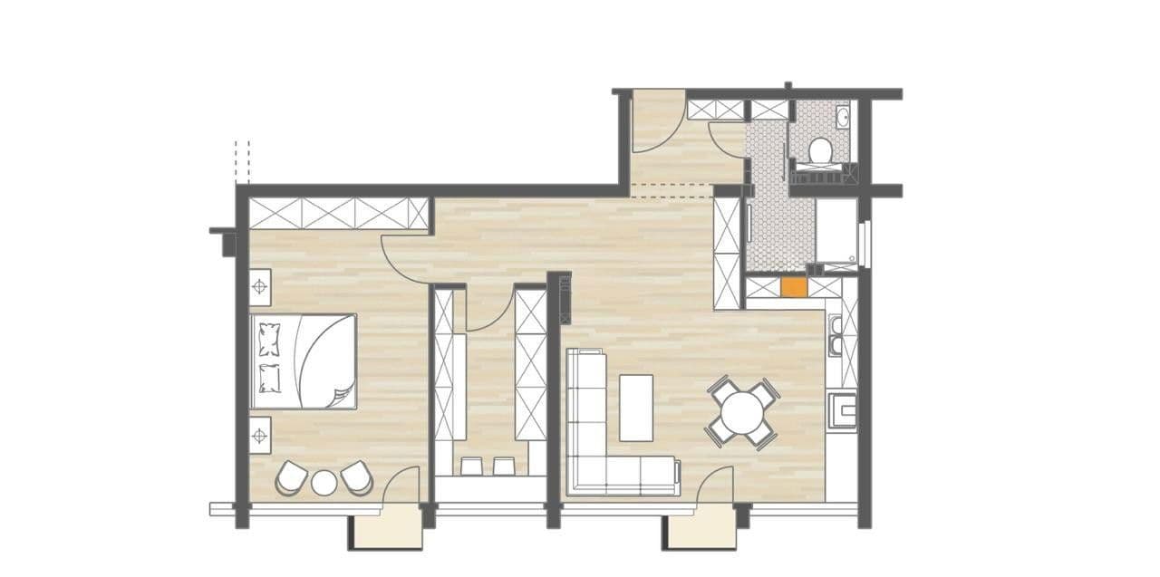 Prodej bytu 3+1 70 m², Köln, Severní Porýní-Vestfálsko Prodej bytu 3+1 70 m², Köln, Severní Porýní-Vestfálsko
