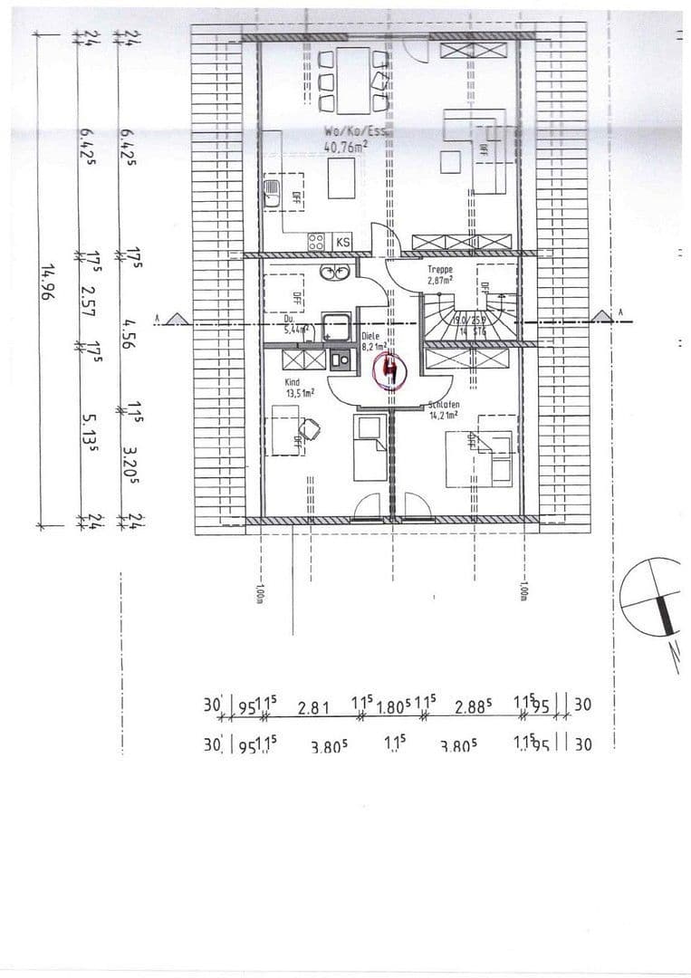 Prodej bytu 3+1 82 m², Kraichtal, Bádensko-Württembersko Prodej bytu 3+1 82 m², Kraichtal, Bádensko-Württembersko