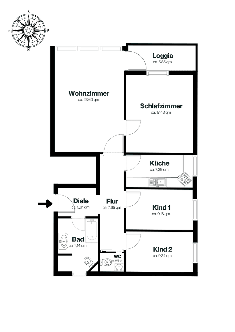 Prodej bytu 4+1 90 m², Albert-Roßhaupterstraße 14, München, Bavorsko Prodej bytu 4+1 90 m², Albert-Roßhaupterstraße 14, München, Bavorsko