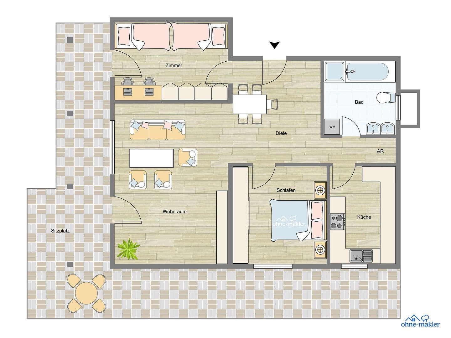 Prodej bytu 3+kk 85 m², Doktor-Hermann-Bizer-Straße 30, Albstadt, Bádensko-Württembersko Prodej bytu 3+kk 85 m², Doktor-Hermann-Bizer-Straße 30, Albstadt, Bádensko-Württembersko