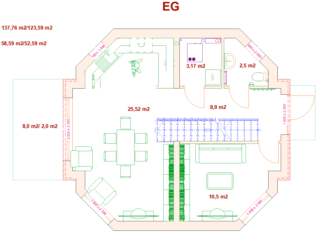 Prodej domu 123 m², pozemek 440 m², Reichweinstraße 4, Werneuchen, Braniborsko Prodej domu 123 m², pozemek 440 m², Reichweinstraße 4, Werneuchen, Braniborsko