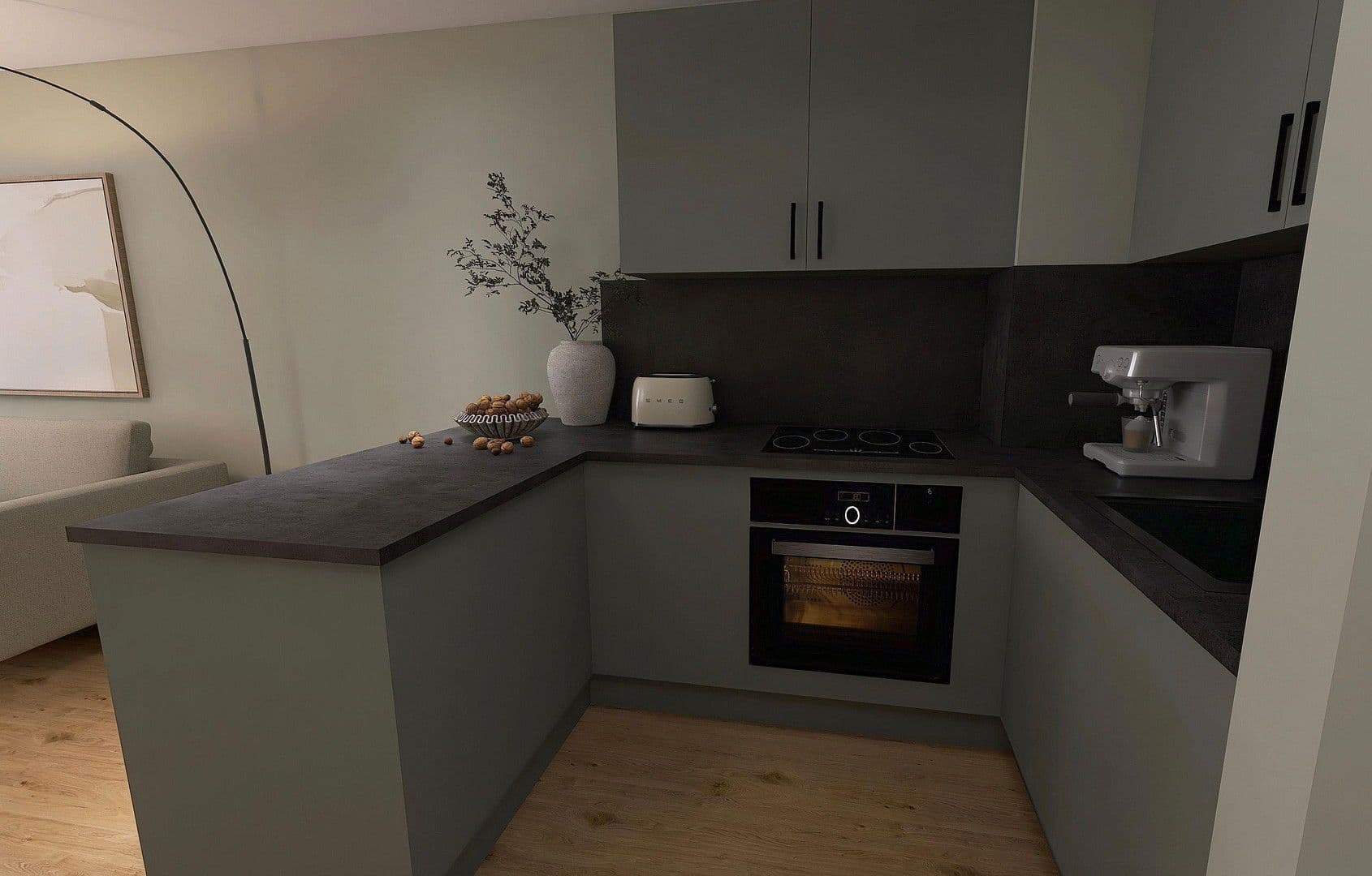 Pronájem bytu 1+kk 48 m², Herdweg 94G, Stuttgart, Bádensko-Württembersko Pronájem bytu 1+kk 48 m², Herdweg 94G, Stuttgart, Bádensko-Württembersko