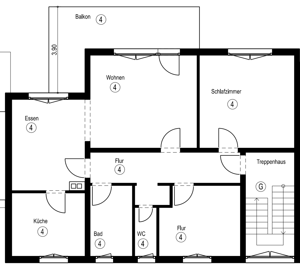 Pronájem bytu 4+1 105 m², Baden-Baden, Bádensko-Württembersko Pronájem bytu 4+1 105 m², Baden-Baden, Bádensko-Württembersko
