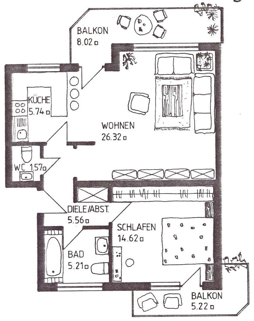 Prodej bytu 2+1 62 m², Konrad-Adenauer-Ring 12, Rüsselsheim am Main, Hessen Prodej bytu 2+1 62 m², Konrad-Adenauer-Ring 12, Rüsselsheim am Main, Hessen