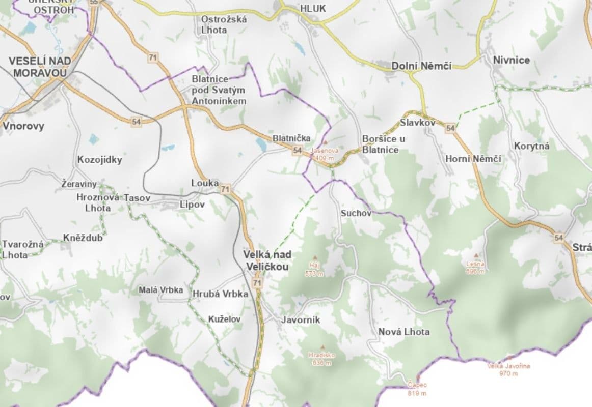 Prodej pozemku 1.510 m², Javorník, Jihomoravský kraj Prodej pozemku 1.510 m², Javorník, Jihomoravský kraj