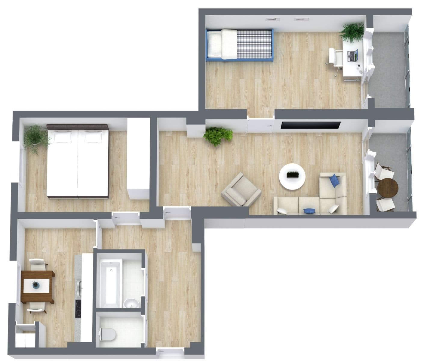 Prodej bytu 3+1 67 m², Došlíkova, Brno, Jihomoravský kraj Prodej bytu 3+1 67 m², Došlíkova, Brno, Jihomoravský kraj