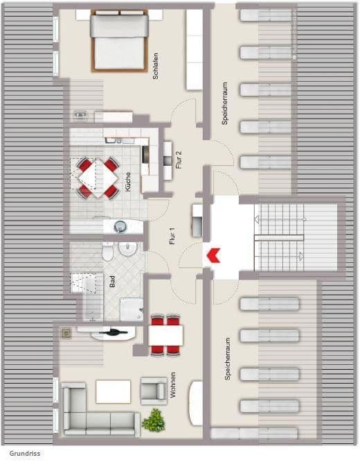 Pronájem bytu 2+1 71 m², Bahnhofstraße 32, Langenfeld (Rheinland), Severní Porýní-Vestfálsko Pronájem bytu 2+1 71 m², Bahnhofstraße 32, Langenfeld (Rheinland), Severní Porýní-Vestfálsko