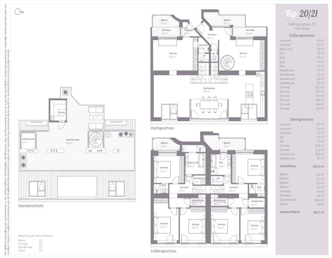 Prodej bytu 293 m², Sollingergasse 23, Wien, Wien Prodej bytu 293 m², Sollingergasse 23, Wien, Wien