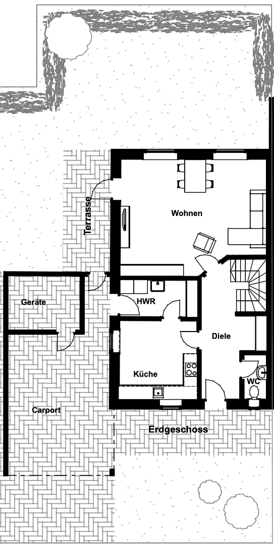 Prodej domu 111 m², pozemek 252 m², Lingen (Ems), Dolní Sasko Prodej domu 111 m², pozemek 252 m², Lingen (Ems), Dolní Sasko
