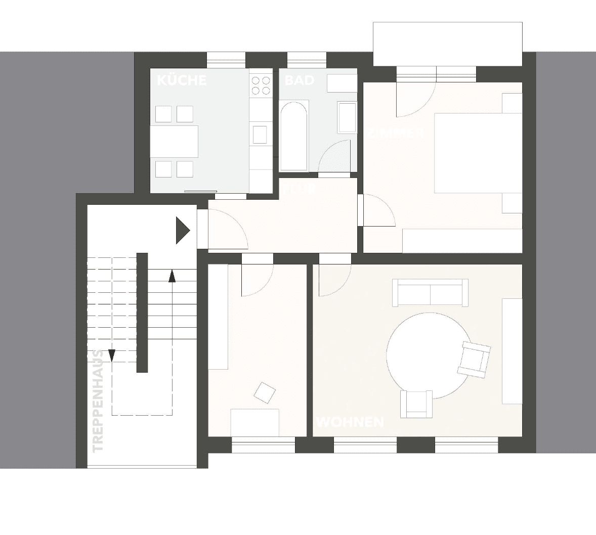Pronájem bytu 3+1 82 m², Marktlerstrasse 60, Burghausen, Bavorsko Pronájem bytu 3+1 82 m², Marktlerstrasse 60, Burghausen, Bavorsko