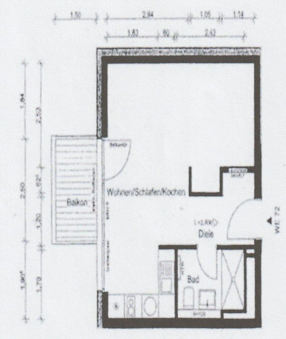 Pronájem bytu 1+1 35 m², Bossestr. 7, Berlin, Berlín Pronájem bytu 1+1 35 m², Bossestr. 7, Berlin, Berlín