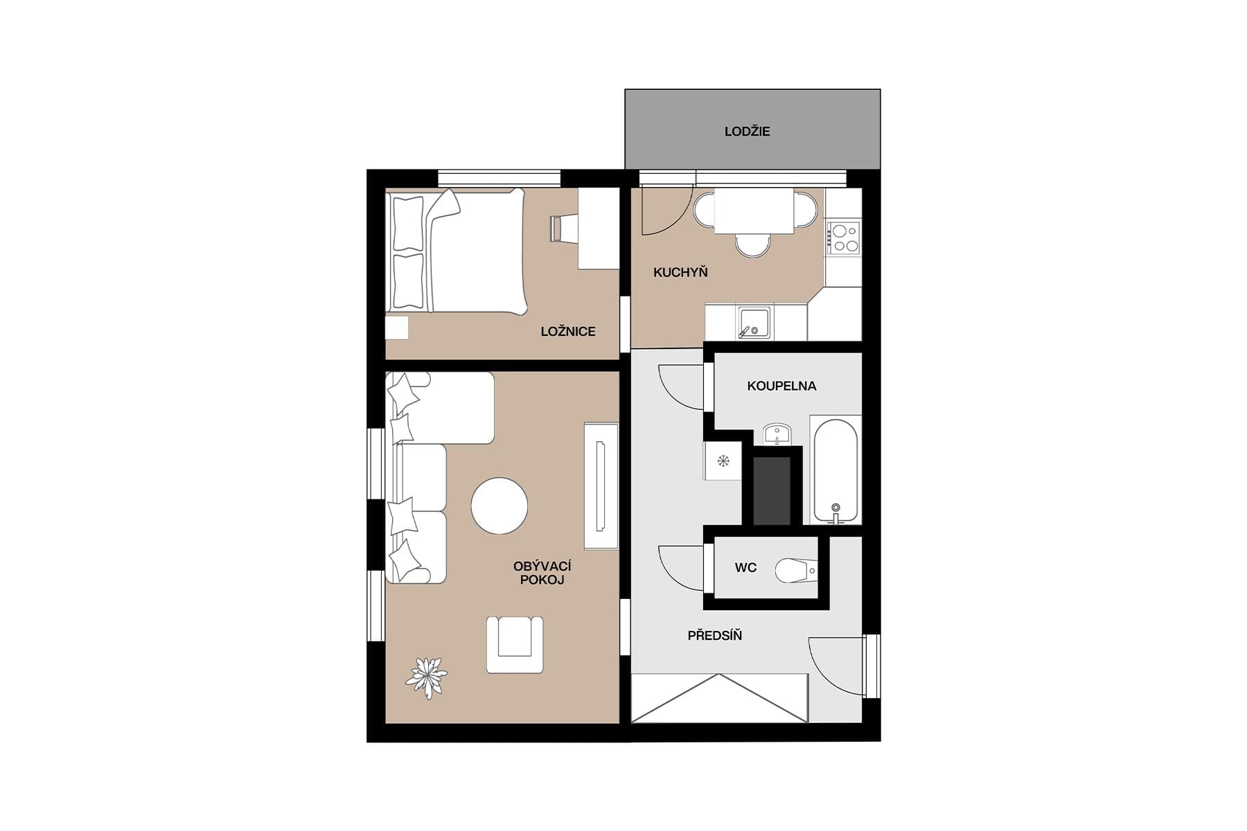Prodej bytu 2+1 49 m², Sídliště, Hejnice, Liberecký kraj Prodej bytu 2+1 49 m², Sídliště, Hejnice, Liberecký kraj