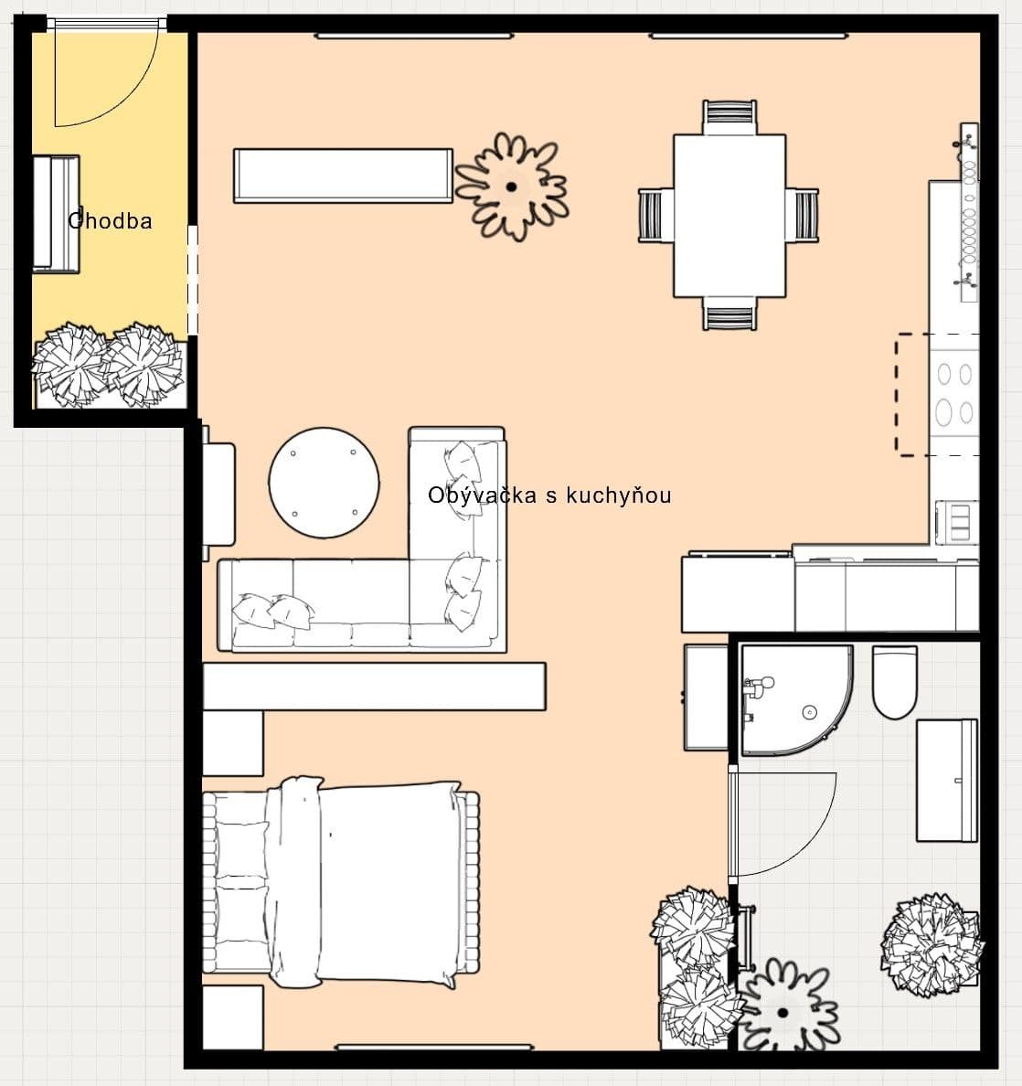 Prodej bytu 1+1 48 m², Pri píle, Hamuliakovo, Bratislavský kraj Prodej bytu 1+1 48 m², Pri píle, Hamuliakovo, Bratislavský kraj