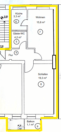 Pronájem bytu 2+1 50 m², Berlin, Berlín Pronájem bytu 2+1 50 m², Berlin, Berlín