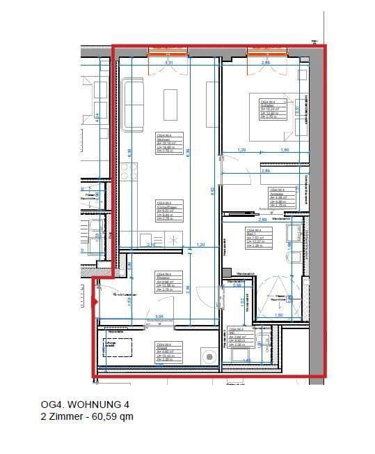 Pronájem bytu 2+1 61 m², Hanauer Landstraße 155-157, Frankfurt am Main, Hessen Pronájem bytu 2+1 61 m², Hanauer Landstraße 155-157, Frankfurt am Main, Hessen