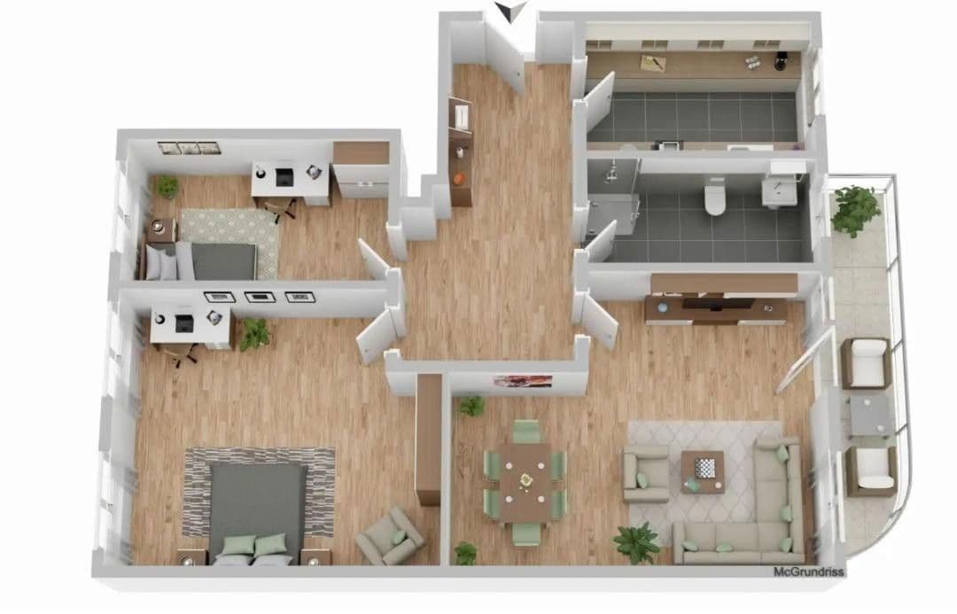 Pronájem bytu 3+1 96 m², Bahnhofsallee13, Hildesheim, Dolní Sasko Pronájem bytu 3+1 96 m², Bahnhofsallee13, Hildesheim, Dolní Sasko
