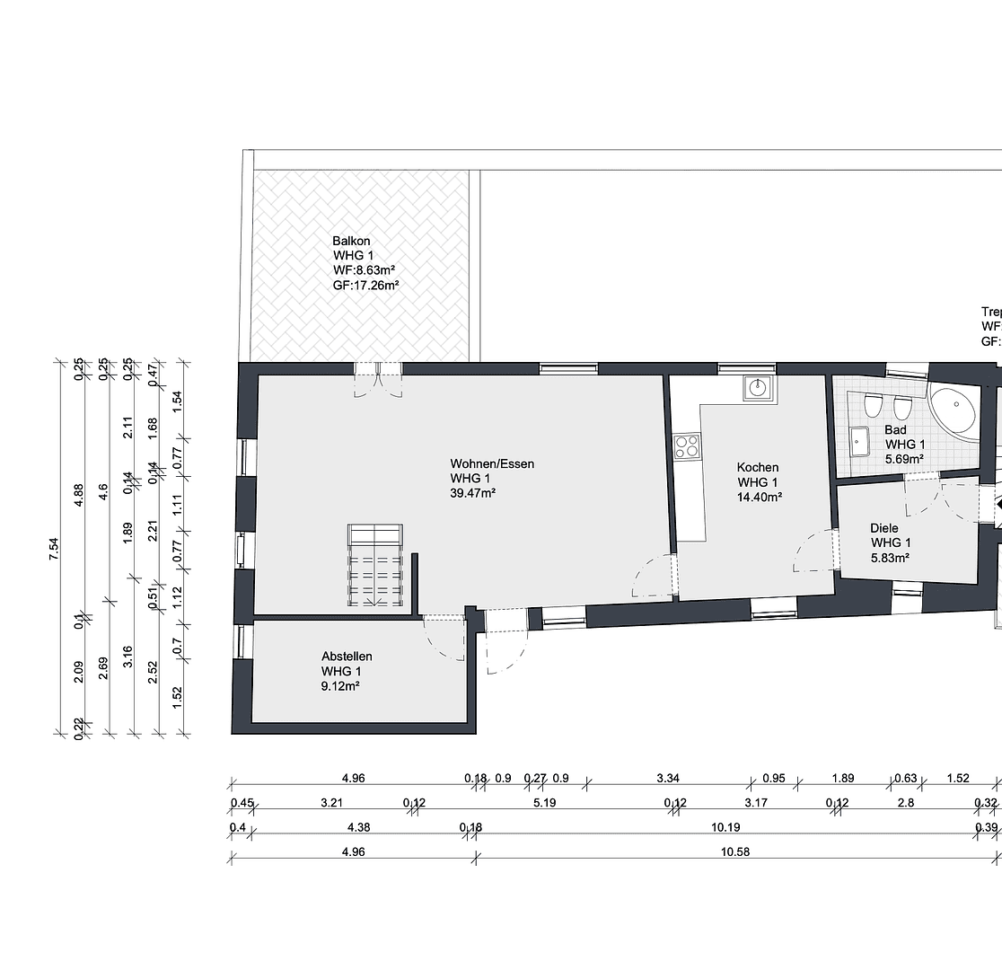 Pronájem bytu 4+1 116 m², Hindenburgerstr 96, Neustadt an der Weinstraße, Porýní-Falc Pronájem bytu 4+1 116 m², Hindenburgerstr 96, Neustadt an der Weinstraße, Porýní-Falc