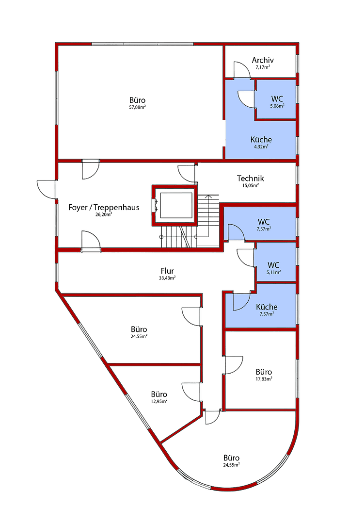 Prodej kanceláře 755 m², Ansbachstraße 32a, Sinsheim, Bádensko-Württembersko Prodej kanceláře 755 m², Ansbachstraße 32a, Sinsheim, Bádensko-Württembersko