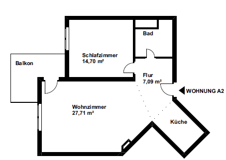 Pronájem bytu 2+1 64 m², Daimlerstr. 14, Wiesbaden, Hessen Pronájem bytu 2+1 64 m², Daimlerstr. 14, Wiesbaden, Hessen