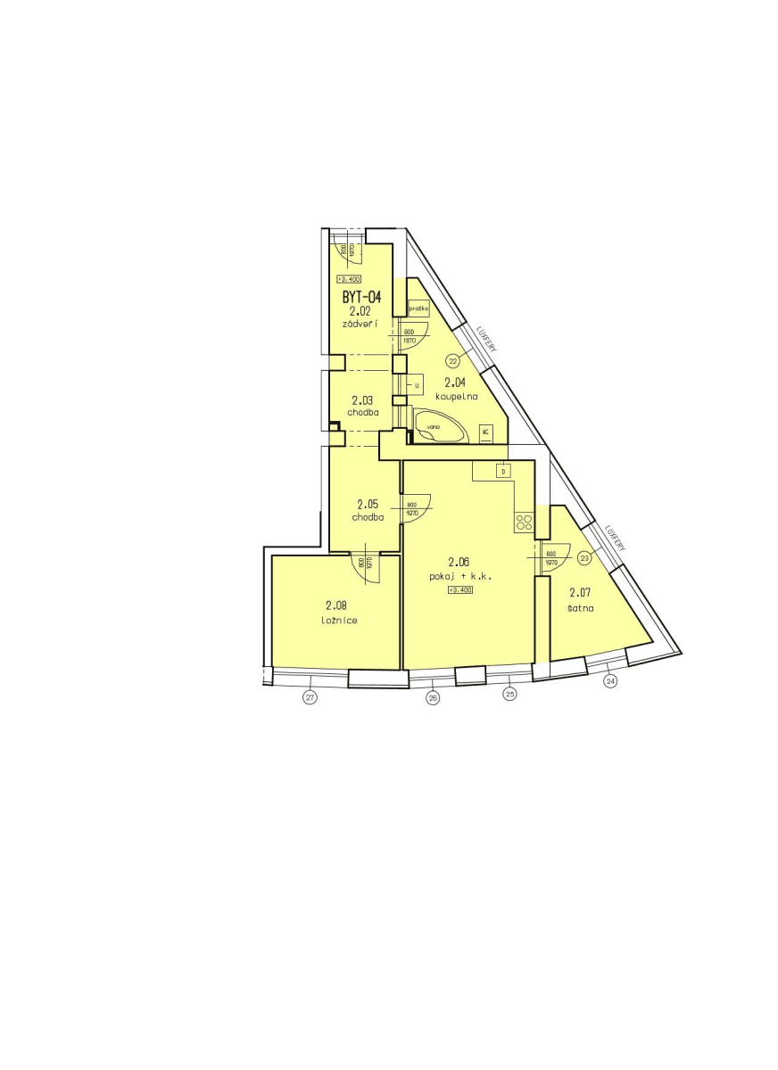 Pronájem bytu 2+kk 66 m², Ořešská, Praha, Praha Pronájem bytu 2+kk 66 m², Ořešská, Praha, Praha