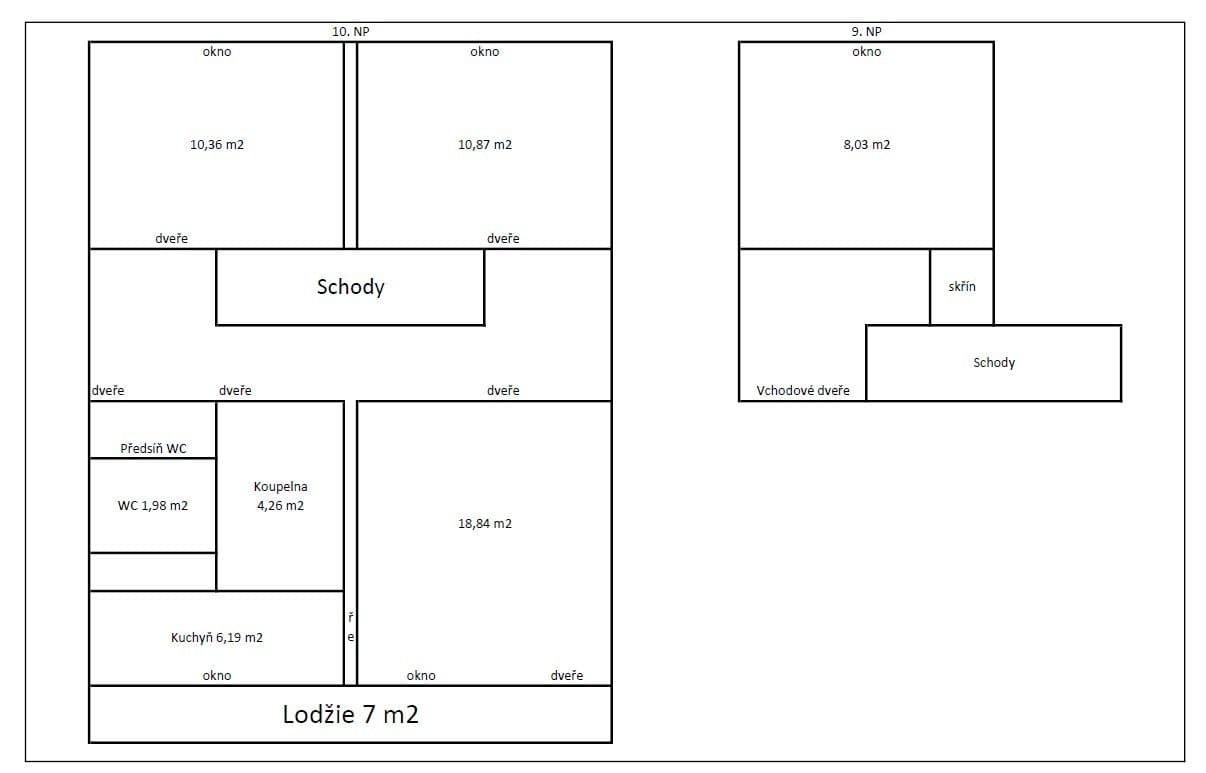 Prodej bytu 4+1 78 m², Hurbanova, Praha, Praha Prodej bytu 4+1 78 m², Hurbanova, Praha, Praha