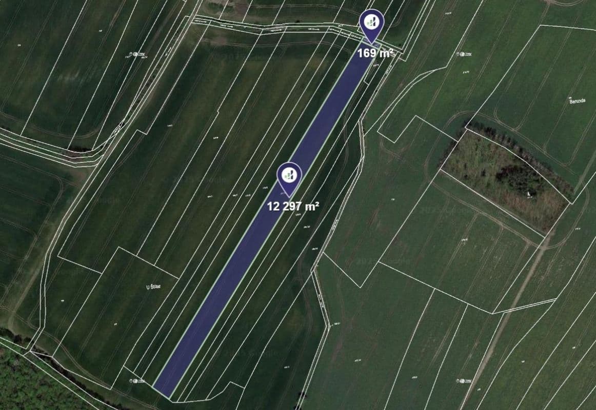 Prodej pozemku 2.493 m², Záhornice, Středočeský kraj Prodej pozemku 2.493 m², Záhornice, Středočeský kraj