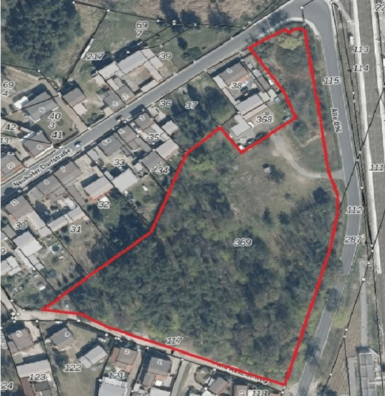 Prodej pozemku 15.000 m², Neuhofer Dorfstraße 1a, Zossen, Braniborsko Prodej pozemku 15.000 m², Neuhofer Dorfstraße 1a, Zossen, Braniborsko