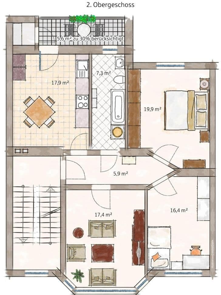 Prodej domu 328 m², pozemek 266 m², Essen Frohnhausen, Severní Porýní-Vestfálsko Prodej domu 328 m², pozemek 266 m², Essen Frohnhausen, Severní Porýní-Vestfálsko