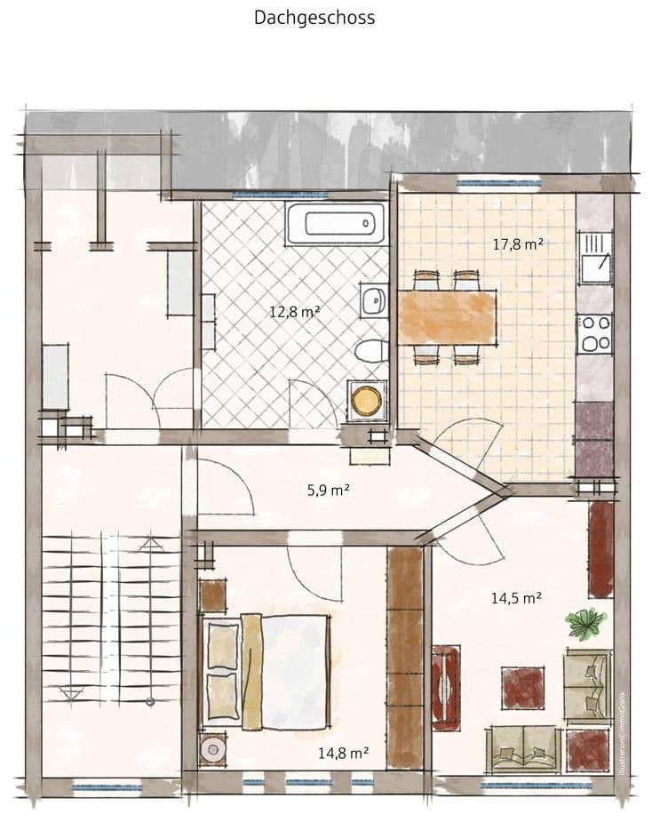Prodej domu 328 m², pozemek 266 m², Essen Frohnhausen, Severní Porýní-Vestfálsko Prodej domu 328 m², pozemek 266 m², Essen Frohnhausen, Severní Porýní-Vestfálsko