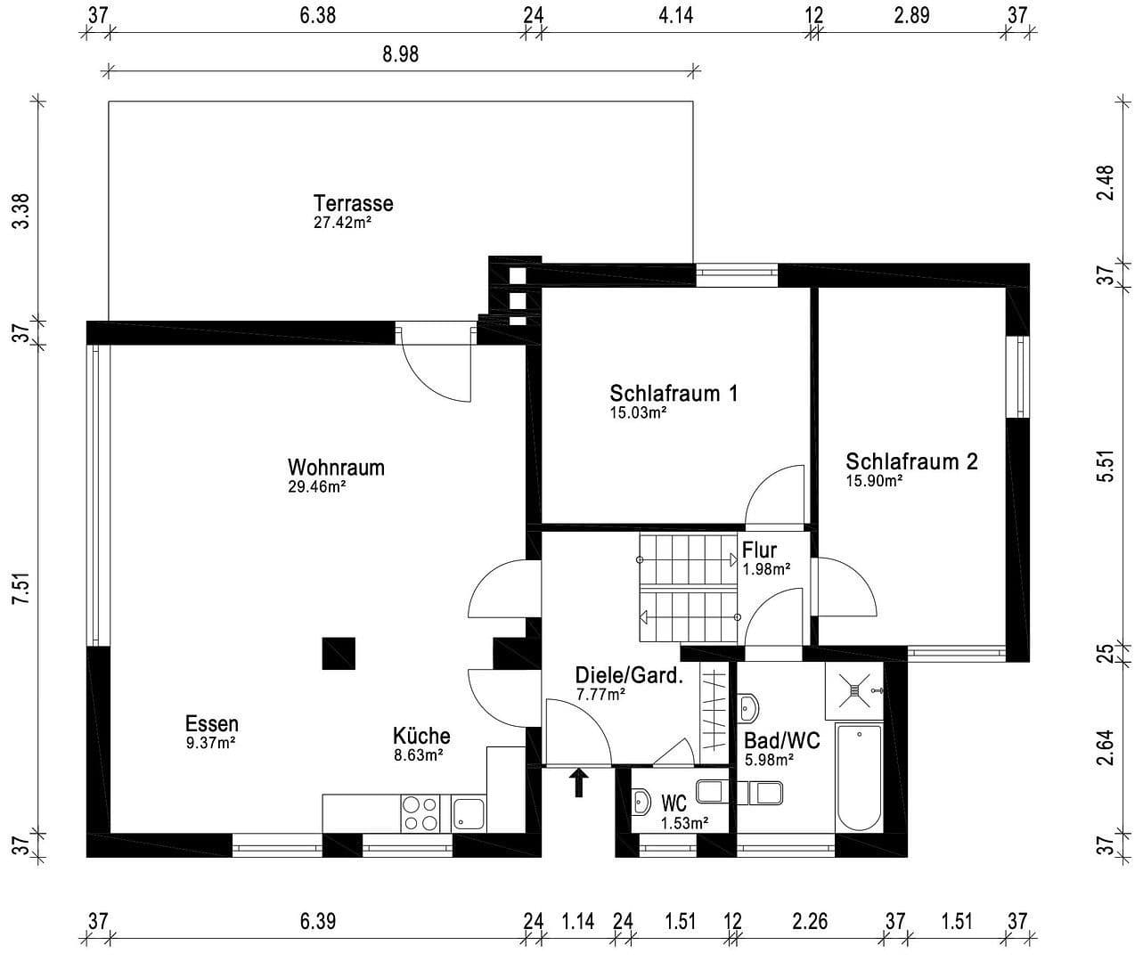 Prodej domu 148 m², pozemek 409 m², Hamburg, Hamburg Prodej domu 148 m², pozemek 409 m², Hamburg, Hamburg