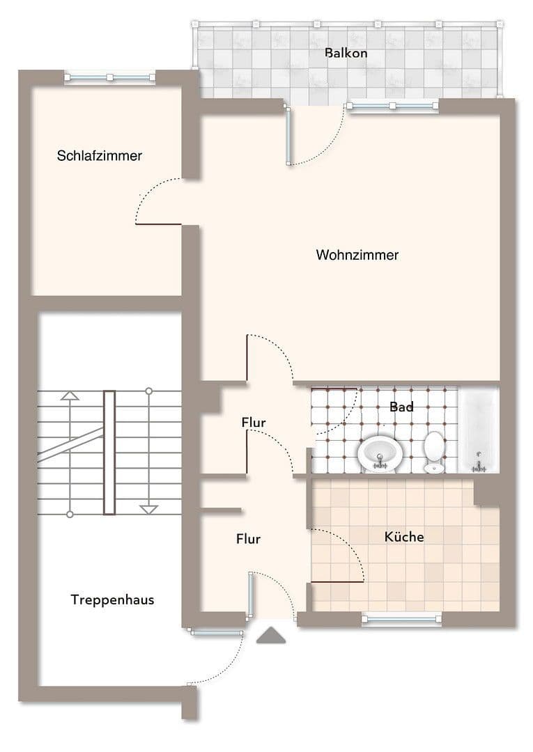 Prodej bytu 1+kk 50 m², Berlin, Berlín Prodej bytu 1+kk 50 m², Berlin, Berlín
