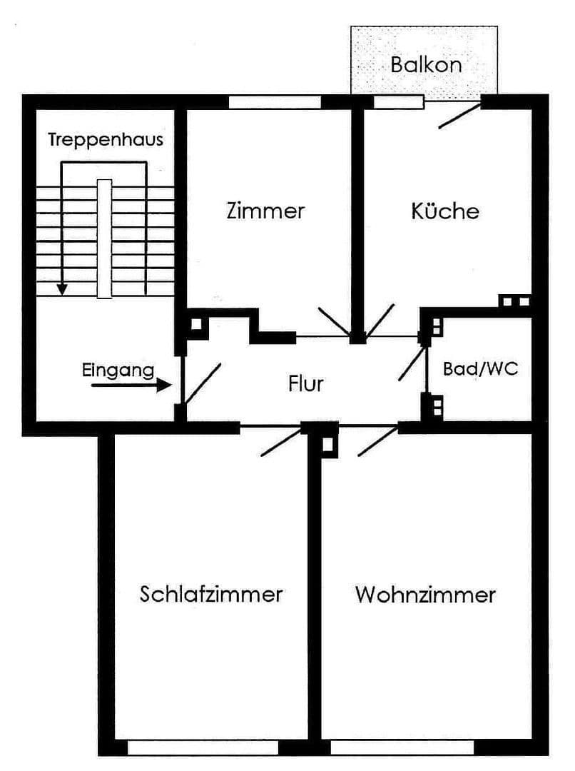 Prodej bytu 3+1 60 m², Nürnberg, Bavorsko Prodej bytu 3+1 60 m², Nürnberg, Bavorsko