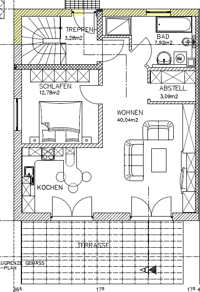 Pronájem bytu 2+1 75 m², Kirchbrunner Feld 24, Heldenstein, Bavorsko Pronájem bytu 2+1 75 m², Kirchbrunner Feld 24, Heldenstein, Bavorsko