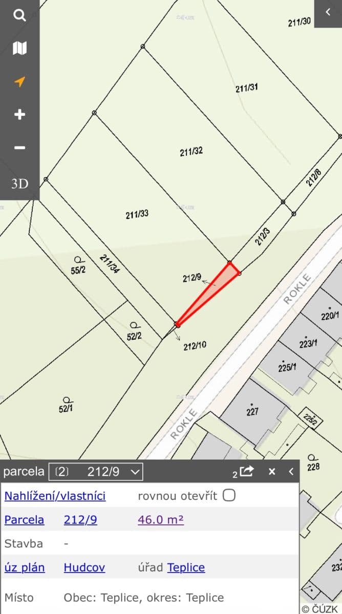 Prodej pozemku 1.088 m², Teplice, Ústecký kraj Prodej pozemku 1.088 m², Teplice, Ústecký kraj