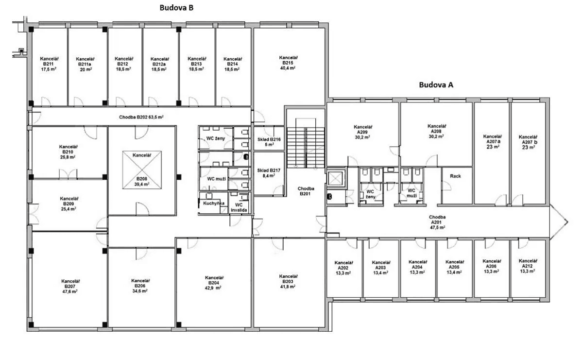 Pronájem kanceláře 18 m², U Kunratického lesa, Praha, Praha Pronájem kanceláře 18 m², U Kunratického lesa, Praha, Praha