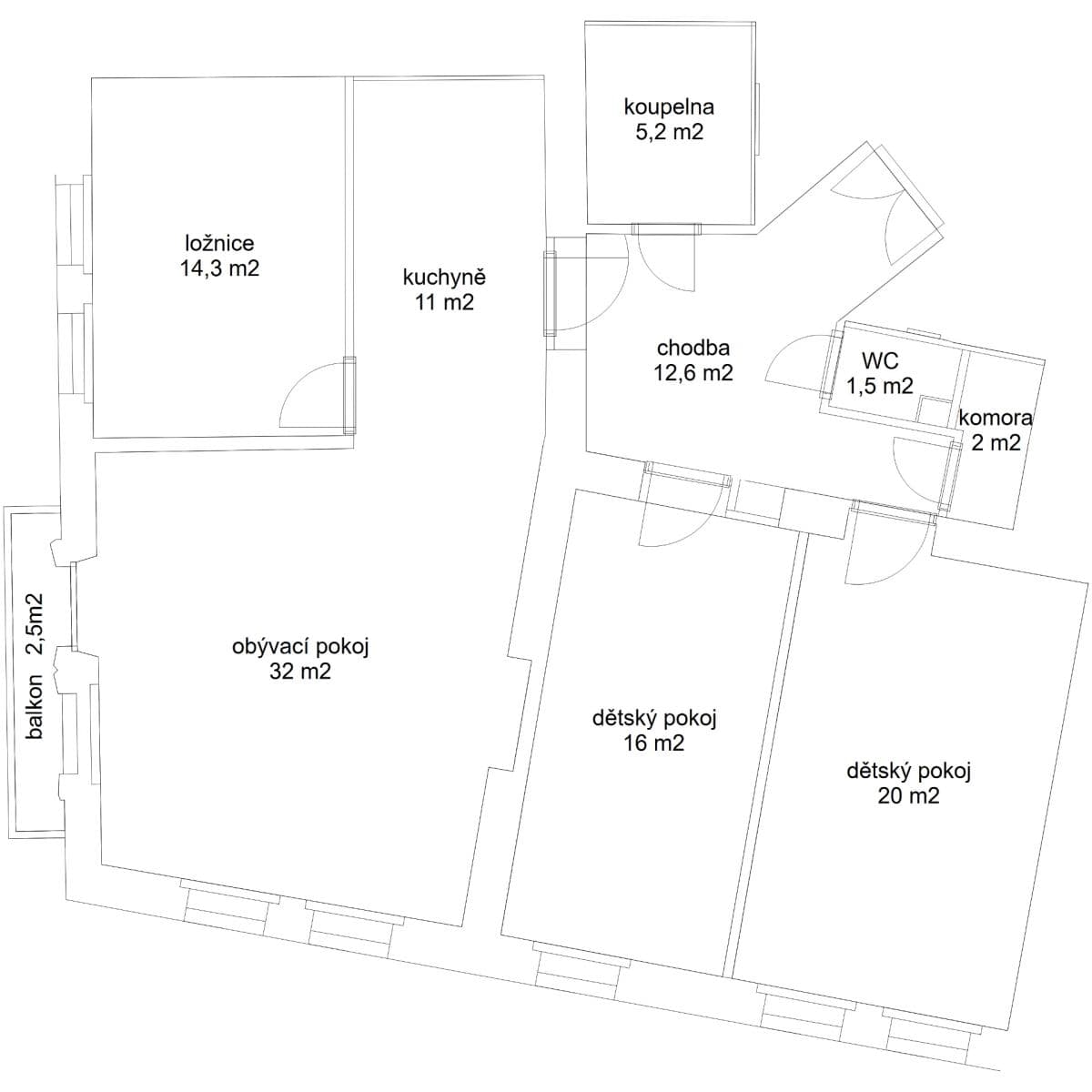 Pronájem bytu 4+kk 115 m², Kolínská, Praha, Praha Pronájem bytu 4+kk 115 m², Kolínská, Praha, Praha