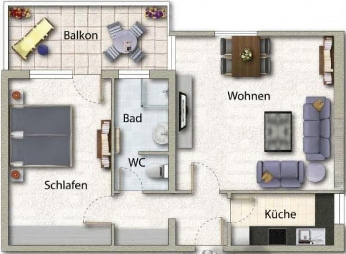 Prodej bytu 2+1 60 m², Luitpoldstraße 37, Neu-Ulm, Bavorsko Prodej bytu 2+1 60 m², Luitpoldstraße 37, Neu-Ulm, Bavorsko