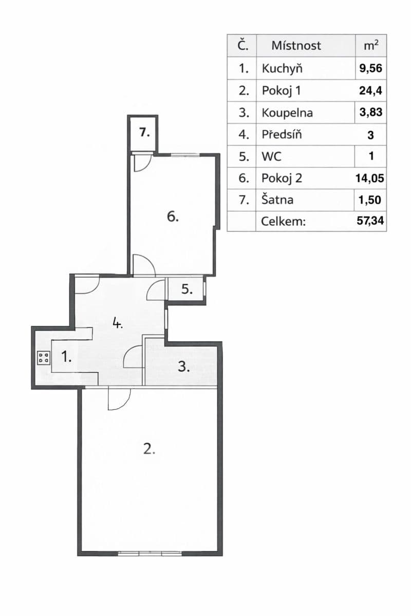 Prodej bytu 2+1 61 m², Heřmanova, Praha, Praha Prodej bytu 2+1 61 m², Heřmanova, Praha, Praha