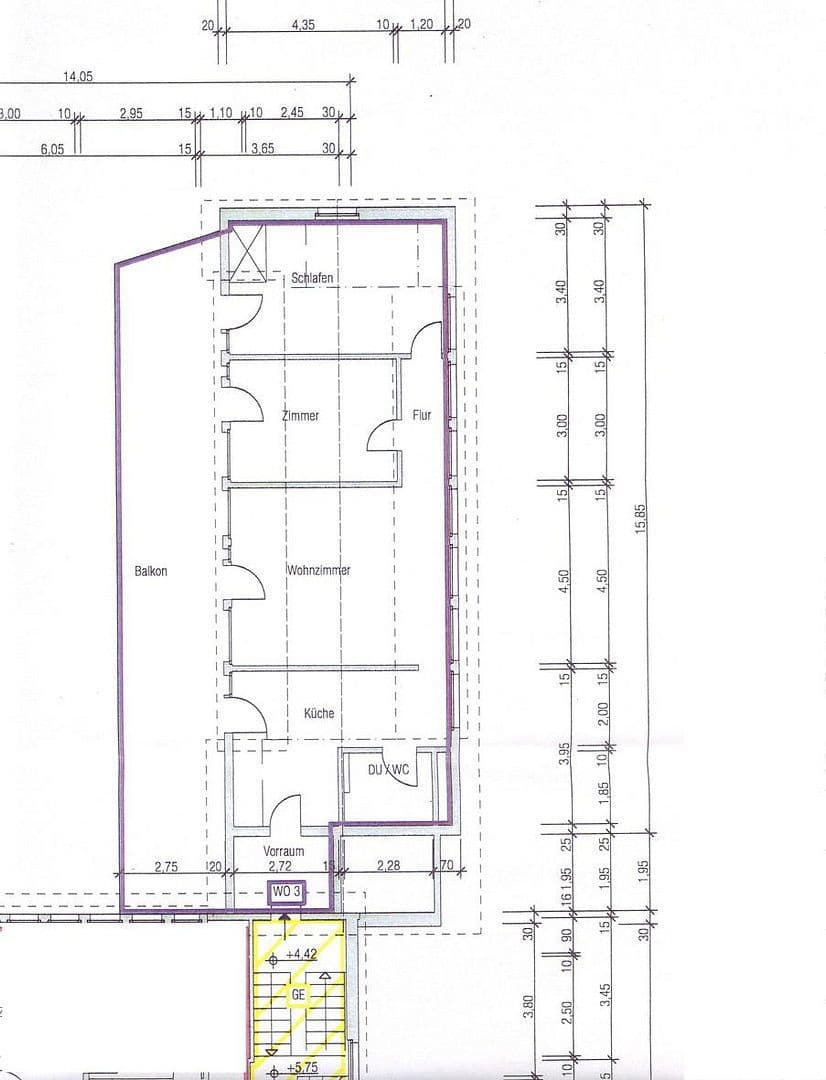 Prodej bytu 3+1 97 m², Badenweiler, Bádensko-Württembersko Prodej bytu 3+1 97 m², Badenweiler, Bádensko-Württembersko