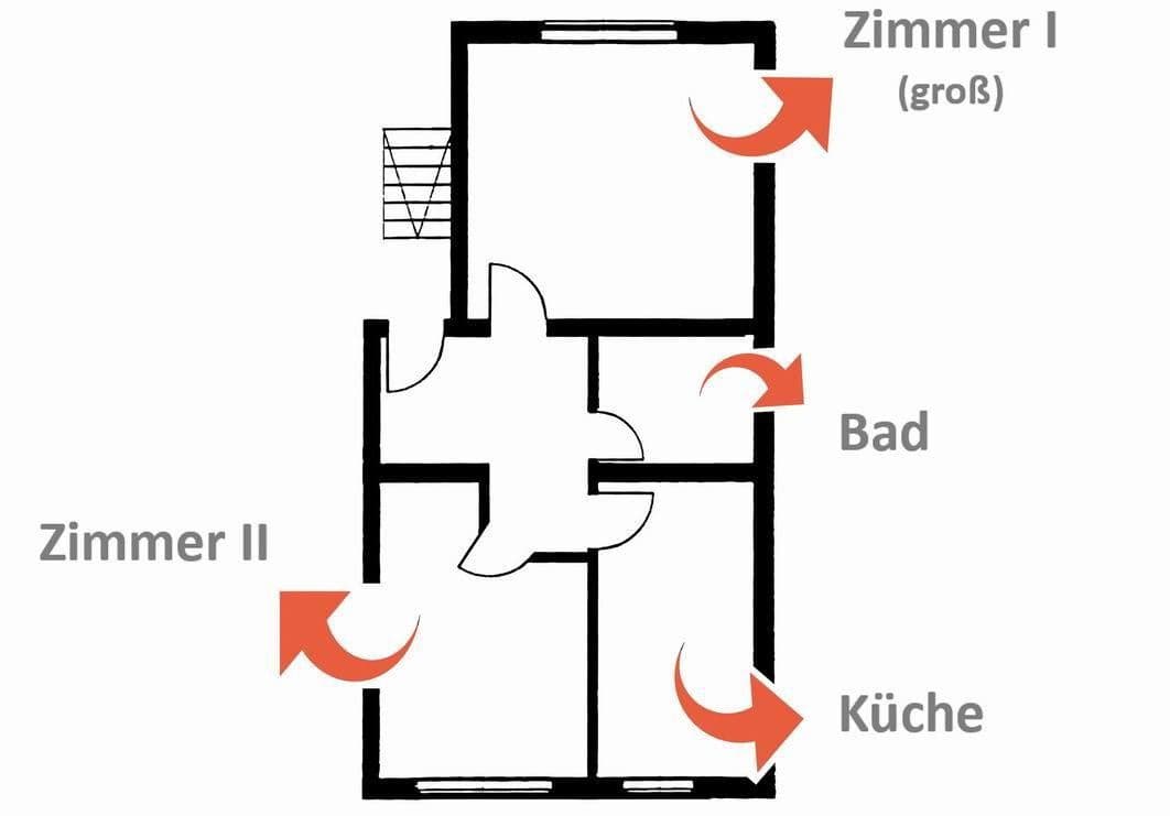 Pronájem bytu 2+1 56 m², Hamm, Severní Porýní-Vestfálsko Pronájem bytu 2+1 56 m², Hamm, Severní Porýní-Vestfálsko