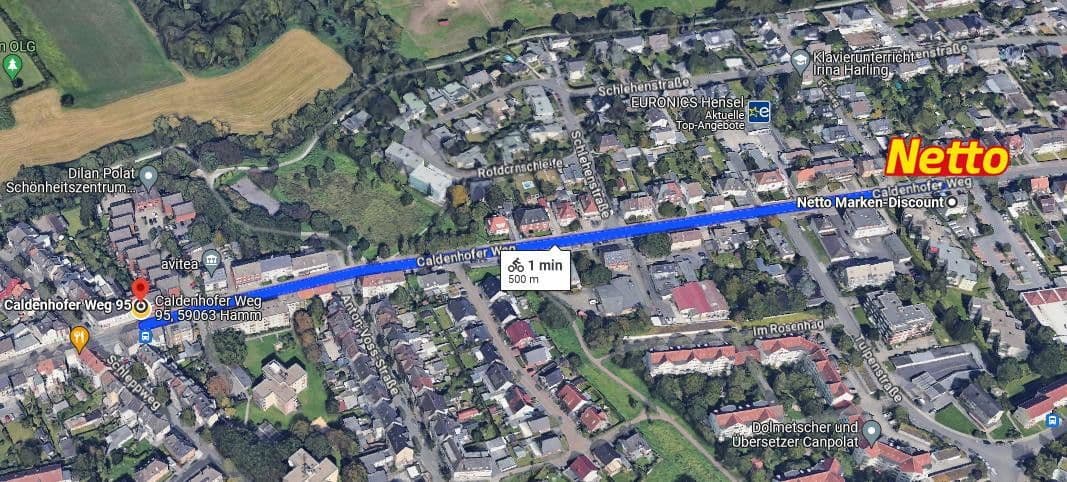 Pronájem bytu 2+1 56 m², Hamm, Severní Porýní-Vestfálsko Pronájem bytu 2+1 56 m², Hamm, Severní Porýní-Vestfálsko