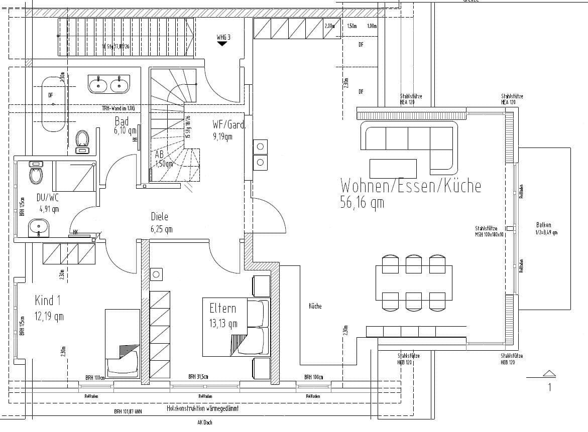 Pronájem bytu 4+1 160 m², Frankfurt, Hessen Pronájem bytu 4+1 160 m², Frankfurt, Hessen
