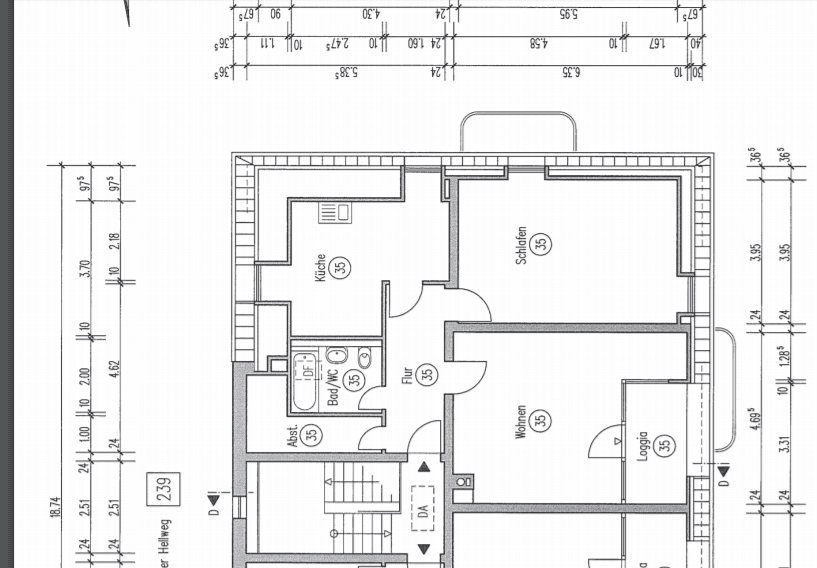 Pronájem bytu 2+1 75 m², Lipper Hellweg 239, Bielefeld, Severní Porýní-Vestfálsko Pronájem bytu 2+1 75 m², Lipper Hellweg 239, Bielefeld, Severní Porýní-Vestfálsko