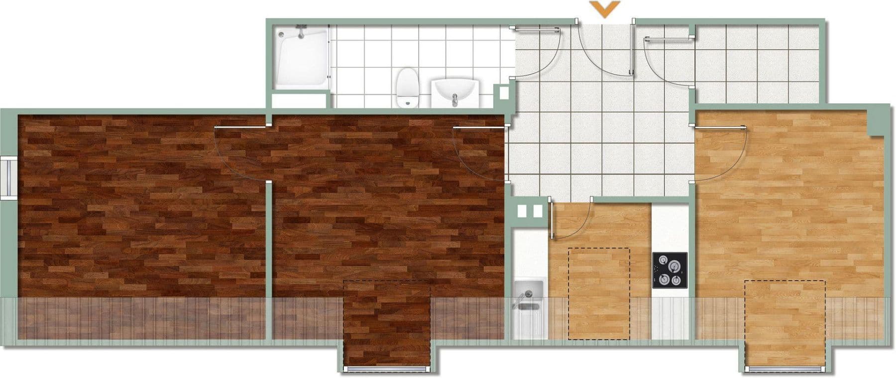 Pronájem bytu 3+1 57 m², Anne-Frank-Straße 2a, Mülheim an der Ruhr, Severní Porýní-Vestfálsko Pronájem bytu 3+1 57 m², Anne-Frank-Straße 2a, Mülheim an der Ruhr, Severní Porýní-Vestfálsko