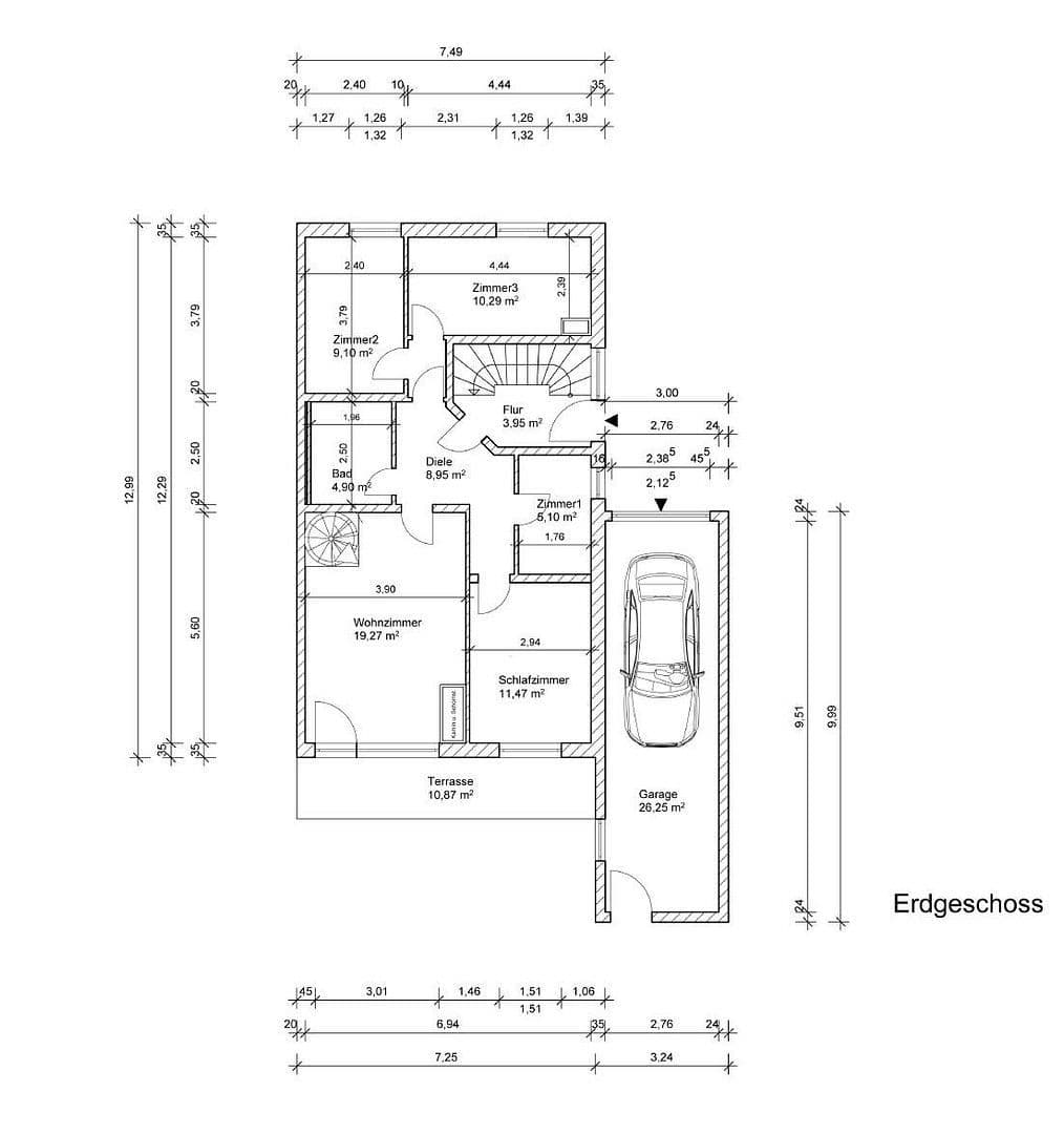 Prodej domu 227 m², pozemek 309 m², Böcklinstr. 29, Mönchengladbach, Severní Porýní-Vestfálsko Prodej domu 227 m², pozemek 309 m², Böcklinstr. 29, Mönchengladbach, Severní Porýní-Vestfálsko