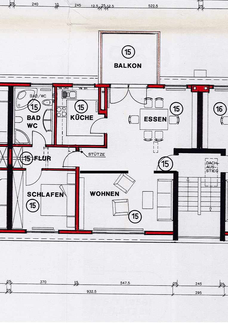 Pronájem bytu 3+1 80 m², Kansasstrase, Kornwestheim, Bádensko-Württembersko Pronájem bytu 3+1 80 m², Kansasstrase, Kornwestheim, Bádensko-Württembersko