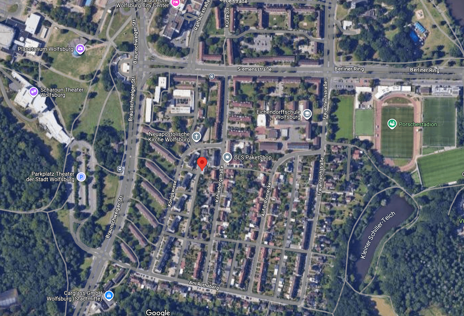 Pronájem garáže, Köhlerbergstraße 28, Wolfsburg, Dolní Sasko Pronájem garáže, Köhlerbergstraße 28, Wolfsburg, Dolní Sasko