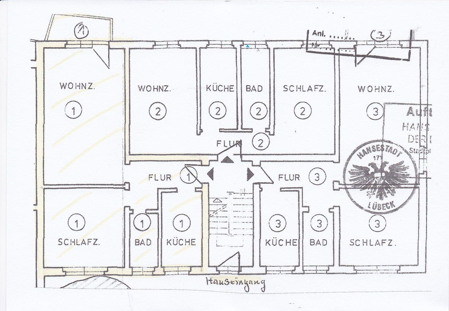 Pronájem bytu 2+1 57 m², Lübeck, Šlesvicko-Holštýnsko Pronájem bytu 2+1 57 m², Lübeck, Šlesvicko-Holštýnsko