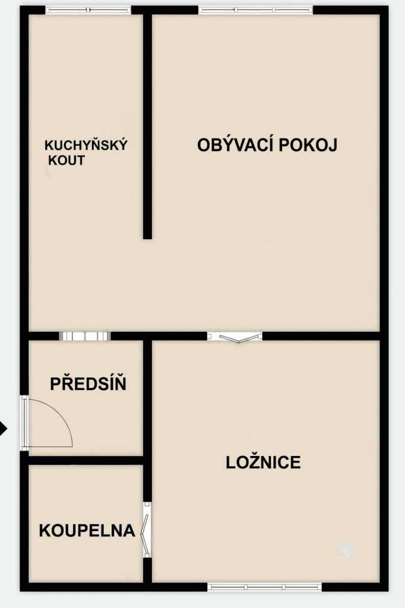 Pronájem bytu 2+kk 50 m², Ve Struhách, Praha, Praha Pronájem bytu 2+kk 50 m², Ve Struhách, Praha, Praha