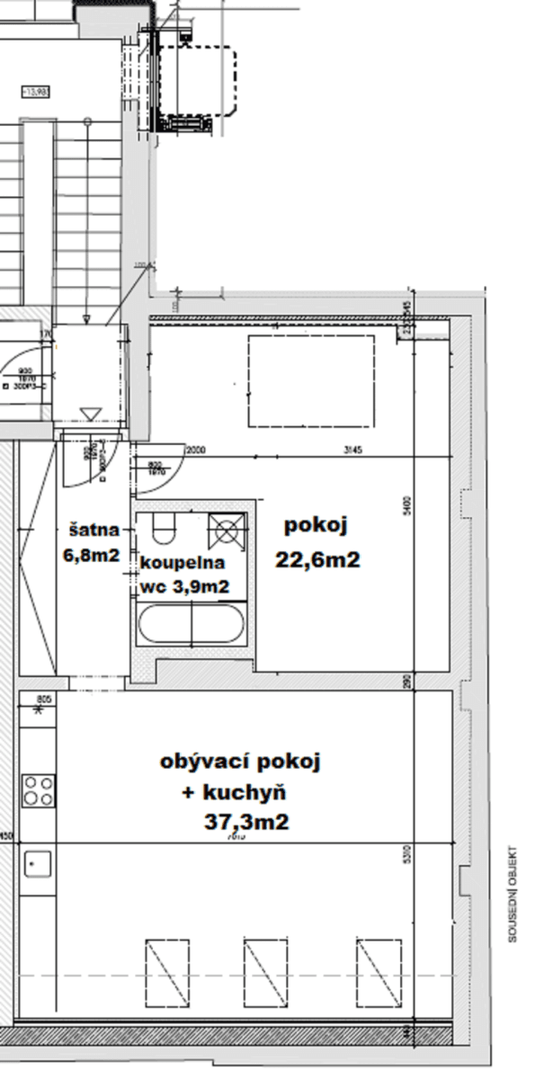 Pronájem bytu 2+kk 70 m², Neklanova, Praha, Praha Pronájem bytu 2+kk 70 m², Neklanova, Praha, Praha